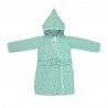 Peignoir mousseline enfants - menthe