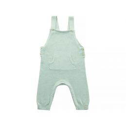 Salopette en tricot - vert...