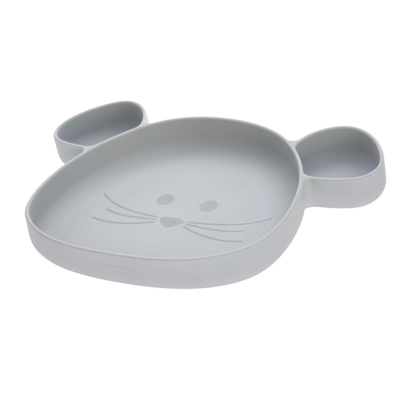 BEABA, Boîte repas enfant en inox, couvercle en silicone et housse de