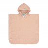 Poncho mousseline - rose clair