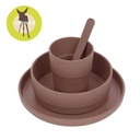 Coffret repas PP/cellulose uni choco