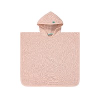 Poncho en mousseline rose clair 12/36 mois