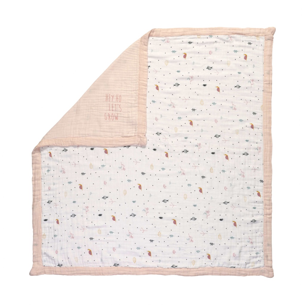 Couverture douce garden explorer filles 100x100cm