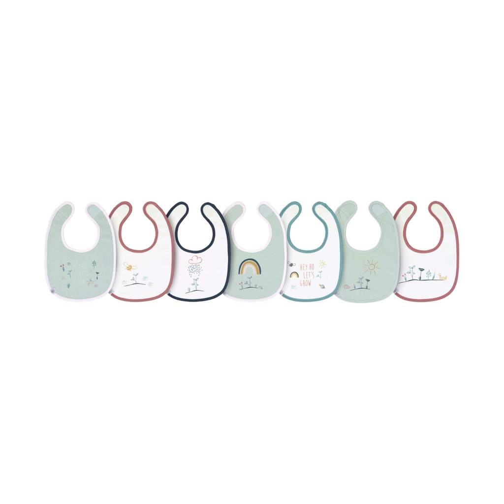 [1311005964] Lot de 7 bavoirs garden explorer unisex