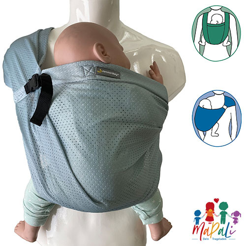 Porte-bébé mini sling vert clair