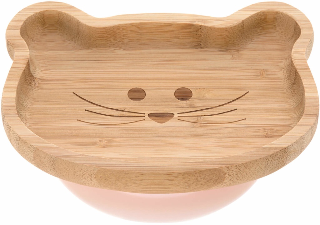 Assiette en bambou souris