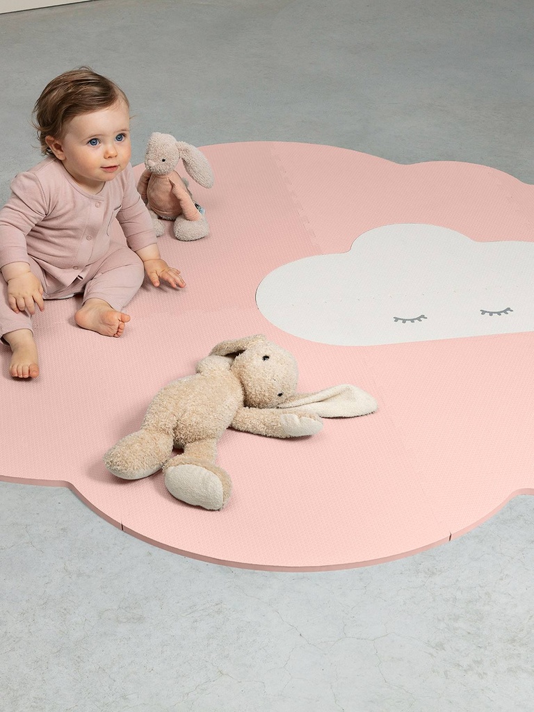 Tapis nuage blush rose