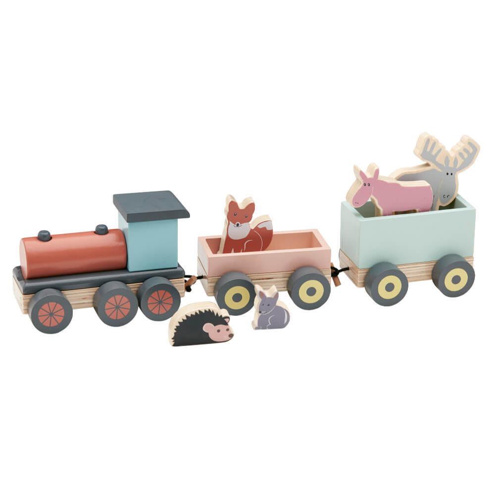 [1000078] Train de jeu + animaux EDVIN