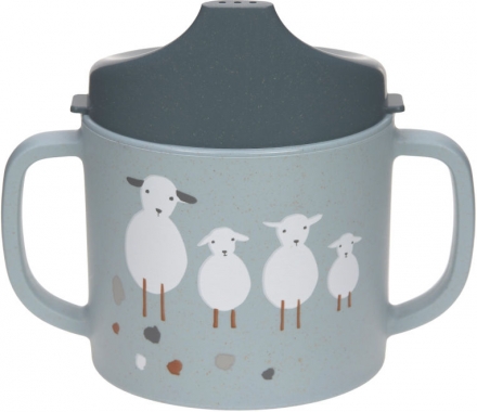 Tasse d'apprentissage mouton/oie bleu