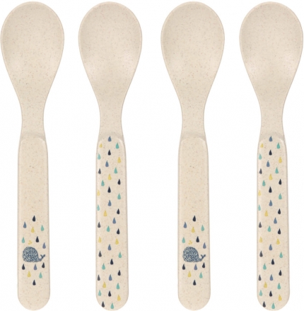 Lot de 4 cuillères baleine
