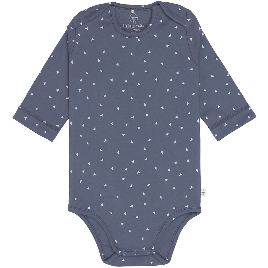 Body manches longues triangle bleu 86/92