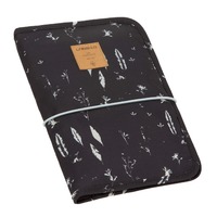 [1106008018] Pochette de change CAS plumes noirs