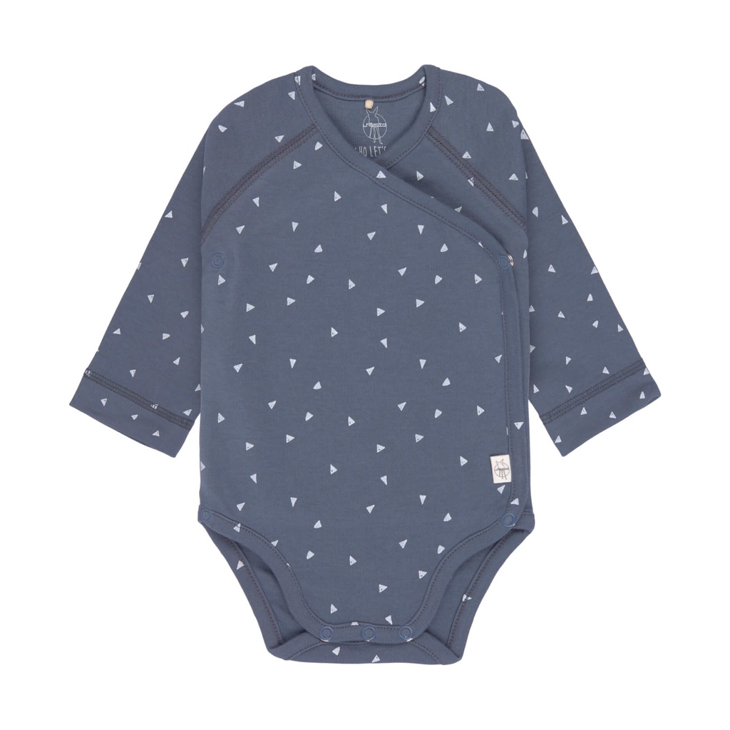 Body manches longues triangle bleu 50/56