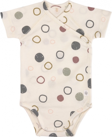 Body manche courte Gots cercle écru 62/68