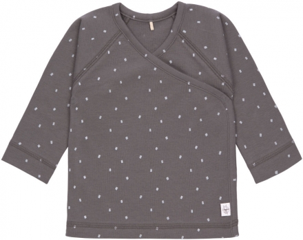 T-shirt kimono Gots pois anthracite 62/68