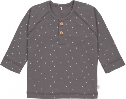 T-shirt manche longue Gots pois anthracite 74/80