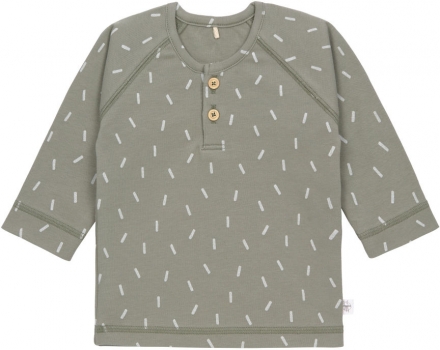 T-shirt manche longue Gots petit trait olive 74/80